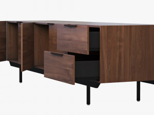 pastoe frame style sideboard 2 options 3D Model