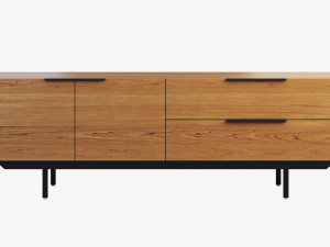 pastoe frame style sideboard 2 options 3D Model