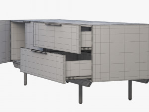 pastoe frame style sideboard 2 options 3D Model