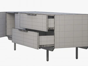 pastoe frame style sideboard 2 options 3D Model