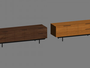 pastoe frame style sideboard 2 options 3D Model