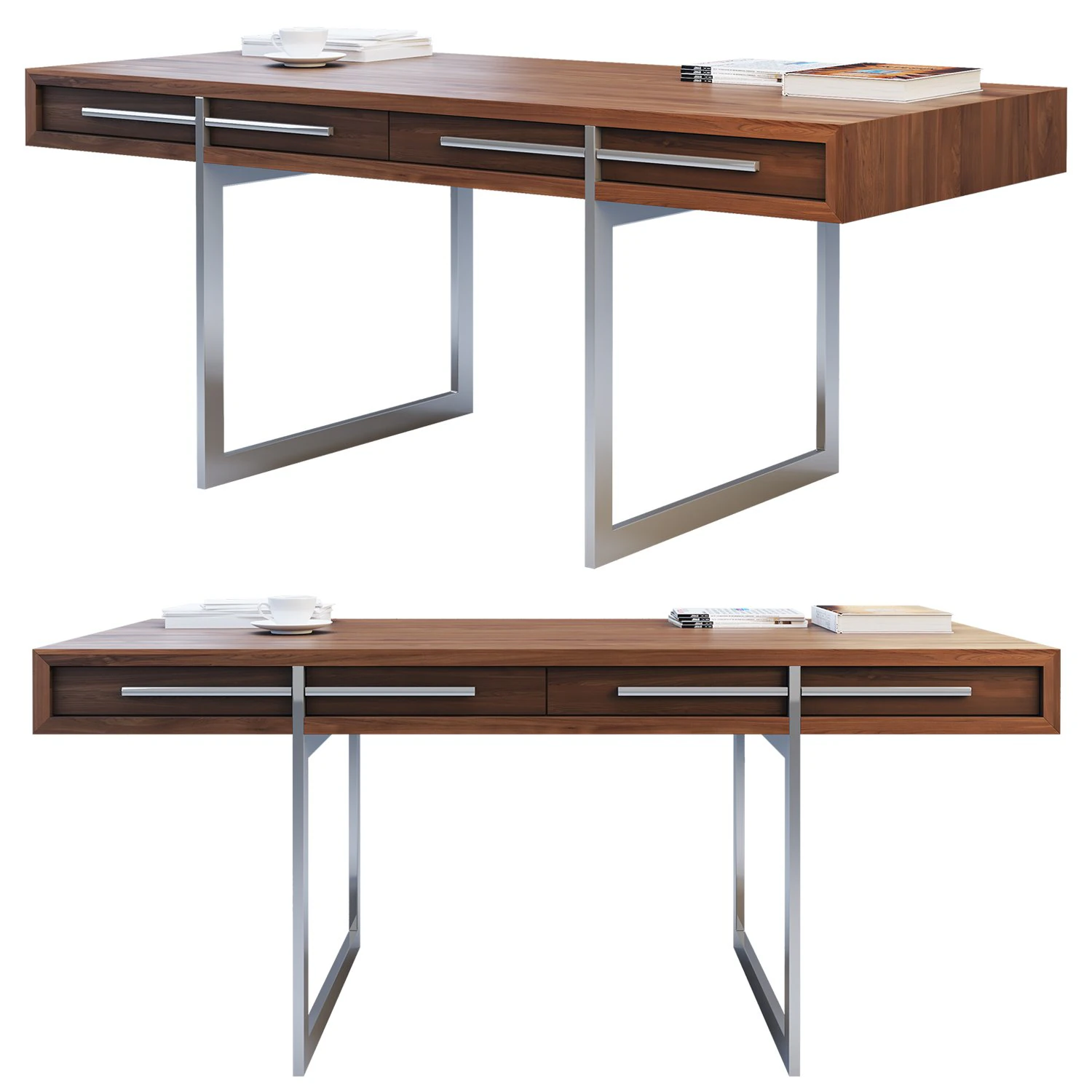 the naver collection ak 1340 desk 3D Model .c4d .max .obj .3ds .fbx .stl .blend
