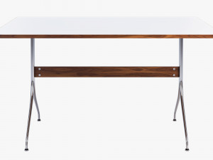 nelson swag leg rectangular work table 3D Model