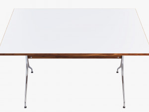 nelson swag leg rectangular work table 3D Model