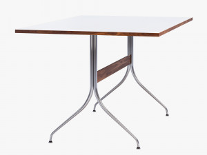 nelson swag leg rectangular work table 3D Model