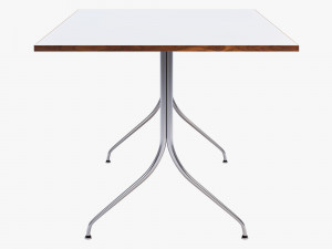 nelson swag leg rectangular work table 3D Model