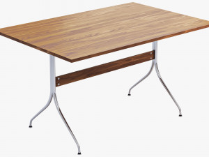 nelson swag leg rectangular work table 3D Model