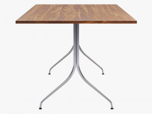nelson swag leg rectangular work table 3D Model