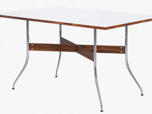nelson swag leg rectangular dining table 3D Model