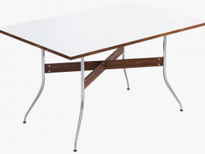 nelson swag leg rectangular dining table 3D Model