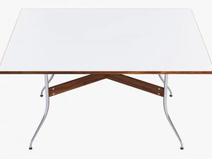 nelson swag leg rectangular dining table 3D Model
