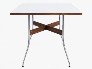 nelson swag leg rectangular dining table 3D Model