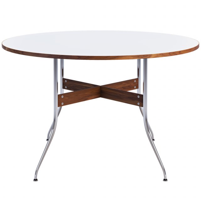 nelson swag leg round dining table Modello 3D .c4d .max .obj .3ds .fbx .stl .blend 