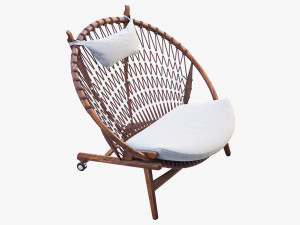 pp130 circle chair 3 options 3D 모델