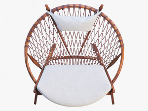 pp130 circle chair 3 options 3D 모델