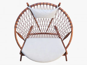 pp130 circle chair 3 options 3D Model