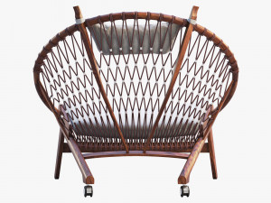 pp130 circle chair 3 options 3D 모델