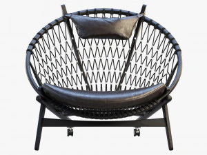 pp130 circle chair 3 options 3D Model