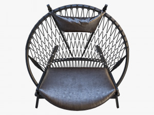 pp130 circle chair 3 options 3D 모델