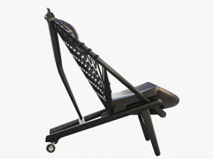 pp130 circle chair 3 options 3D Model