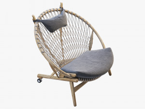 pp130 circle chair 3 options 3D 모델