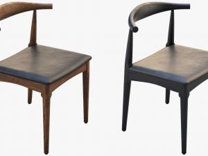 ch20 elbow chair 2 options 3D 模型