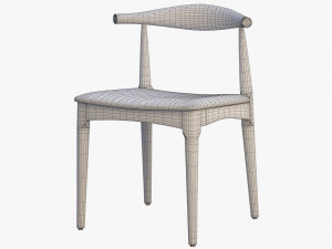 ch20 elbow chair 2 options 3D 模型