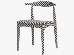 ch20 elbow chair 2 options 3D 模型