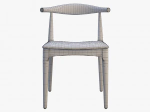 ch20 elbow chair 2 options 3D Model