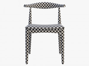 ch20 elbow chair 2 options 3D 模型