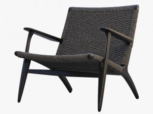 ch25 lounge chair 4 options 3D Model