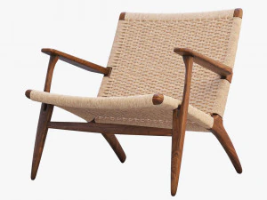 ch25 lounge chair 4 options 3D Model