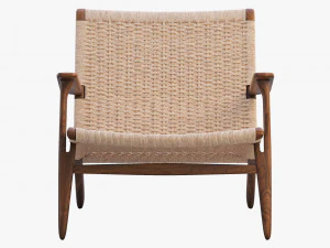ch25 lounge chair 4 options 3D Model