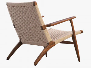 ch25 lounge chair 4 options 3D Model