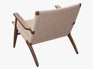 ch25 lounge chair 4 options 3D Model