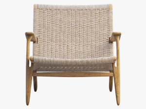 ch25 lounge chair 4 options 3D Model