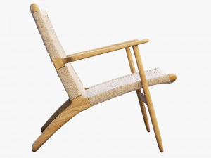 ch25 lounge chair 4 options 3D Model