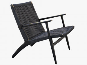ch25 lounge chair 4 options Modelo 3D