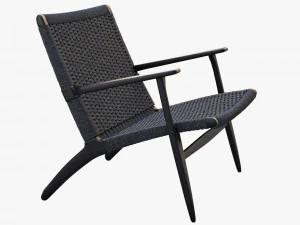 ch25 lounge chair 4 options 3D Model