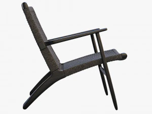 ch25 lounge chair 4 options 3D Model