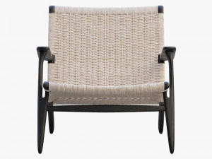 ch25 lounge chair 4 options 3D Model