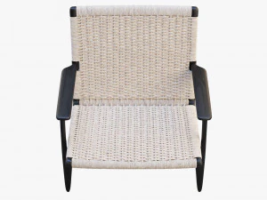 ch25 lounge chair 4 options 3D Model