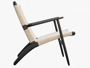 ch25 lounge chair 4 options 3D Model