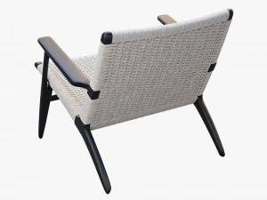 ch25 lounge chair 4 options 3D Model