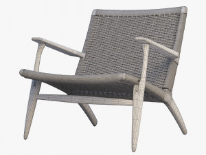 ch25 lounge chair 4 options Modelo 3D