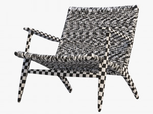 ch25 lounge chair 4 options Modelo 3D