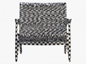 ch25 lounge chair 4 options 3D Model