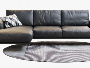 boconcept carlton sofa 1 3D Model