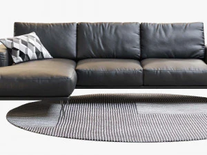 boconcept carlton sofa 1 3D Model
