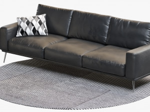 boconcept carlton sofa 1 3D Model